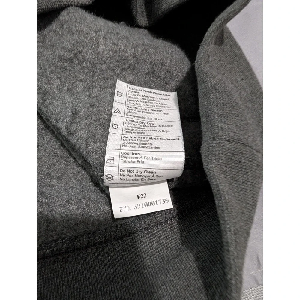 Carhartt Grey Quarter Zip Sweatshirt Pullover Med. Heavyweight Loose Fit WM Logo
